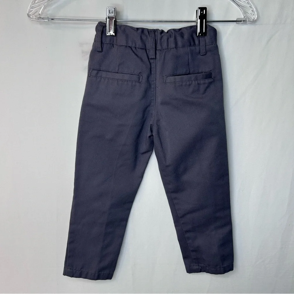 Educated The Smart Choice Gray Boys Kids Toddlers Charcoal Pants Size 4T